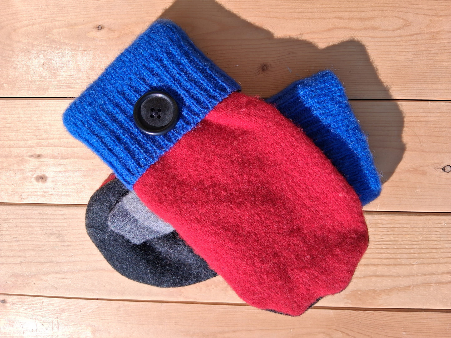 100% Felted Wool Mittens