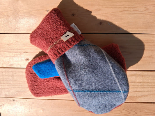 100% Felted Wool Mittens