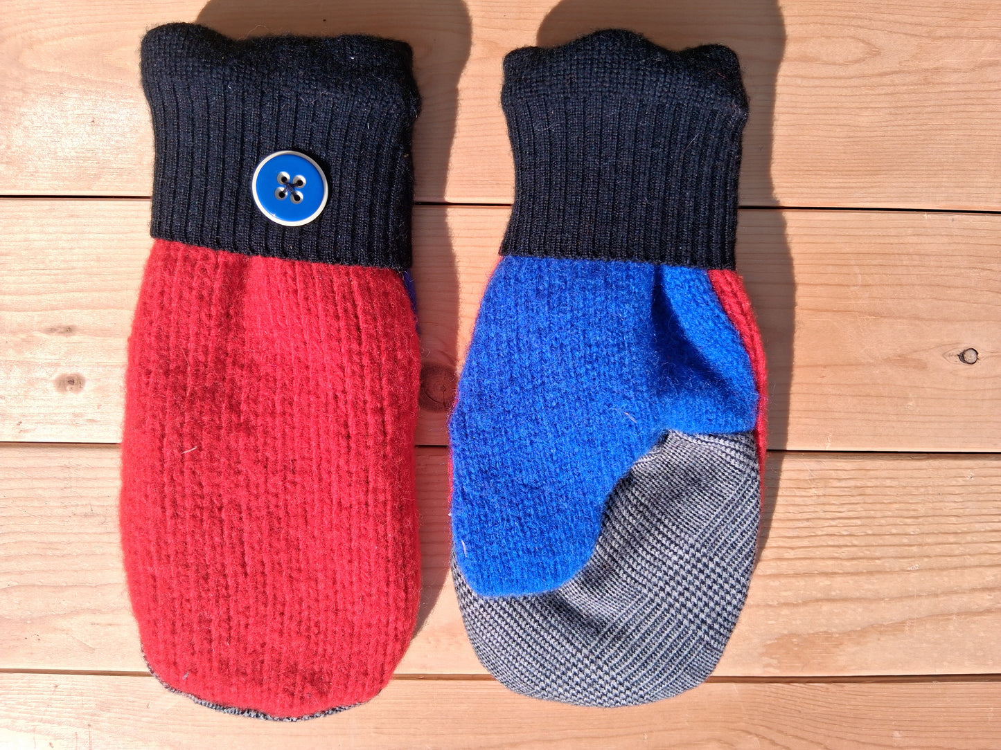 100% Felted Wool Mittens